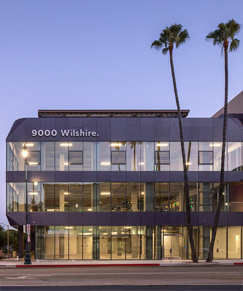 architect neil denari brings a pop of purple to beverly hills with 9000 wilshire workspace