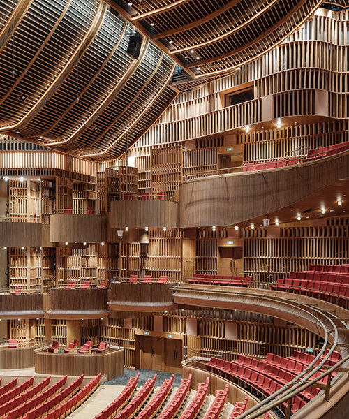 neri&hu mimics classical arena with arcaded performing arts center in shanghai's new bund