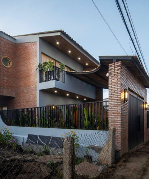 rice straw panels, brick walls, and bamboo shape archiro vietnam's modern rural house 