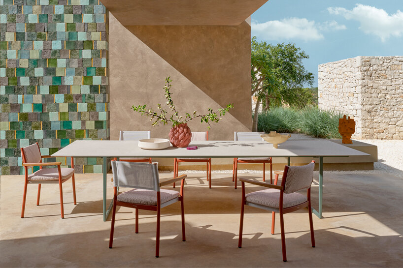 pedrali captures mediterranean flair in its contemporary outdoor furniture