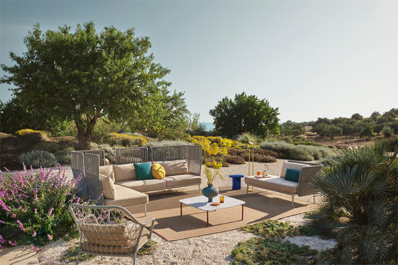 pedrali captures mediterranean flair in its contemporary outdoor furniture