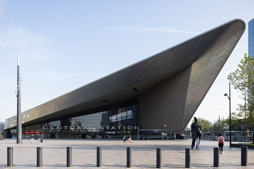 andrew campion captures transformative qualities of light within rotterdam central station