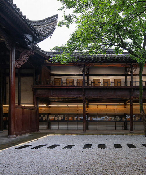 y.ad group's micro-renovation of historic temple in china unfolds around core courtyard