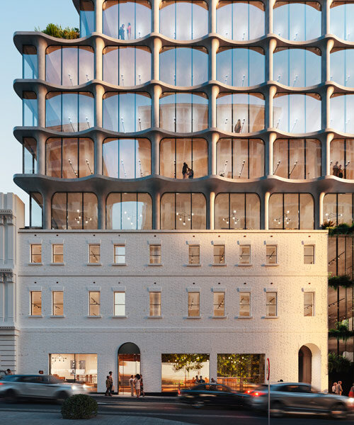 SOM to redevelop 19th-century melbourne 'coffee palace' with skeletal facade