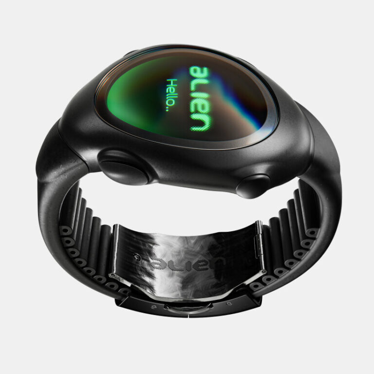 with sci-fi elements and organic form, ALIEN smartwatch channels space ...