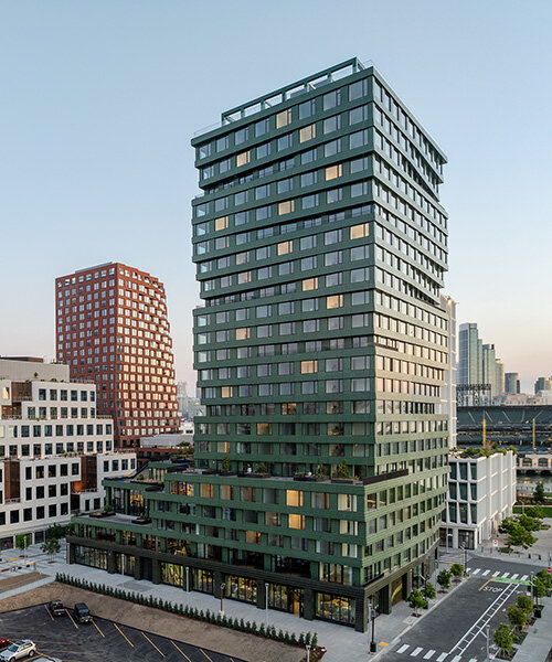 green ceramic clads studio gang's 'verde' building for mission rock, san francisco