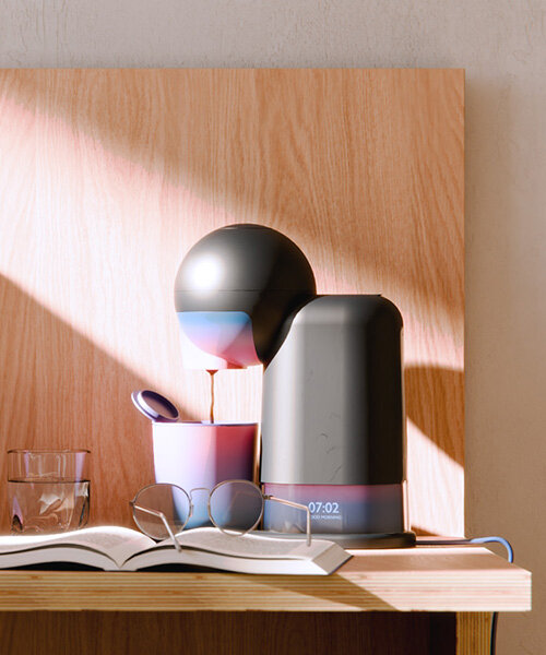 sunrise alarm clock wakes you up to the aroma of fresh coffee, brewing your morning cup