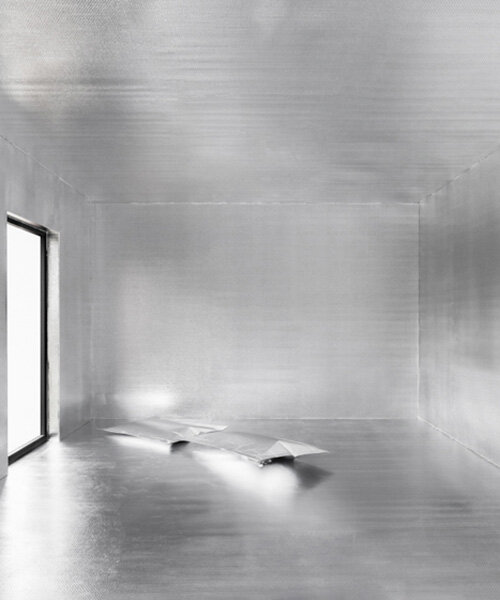 silver reflections by gregory orekhov turn french hotel suite into surreal dreamscape