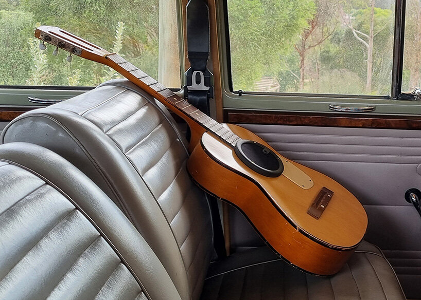 old guitars get new life with sustainable bluetooth speaker kit by FOUND:ling reusery