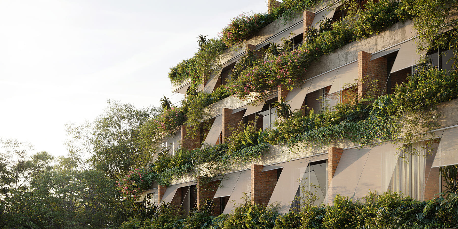 contiguous terraces stretch toward brazilian forest in estúdio zargos’ paisagem building