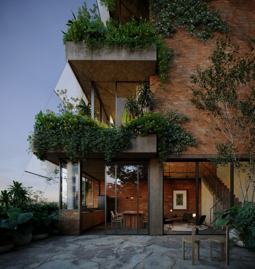 contiguous terraces stretch toward brazilian forest in estúdio zargos’ paisagem building