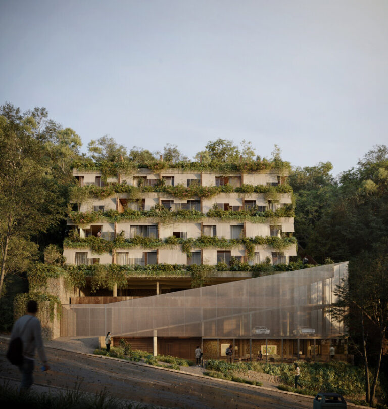 contiguous terraces stretch toward brazilian forest in estúdio zargos ...