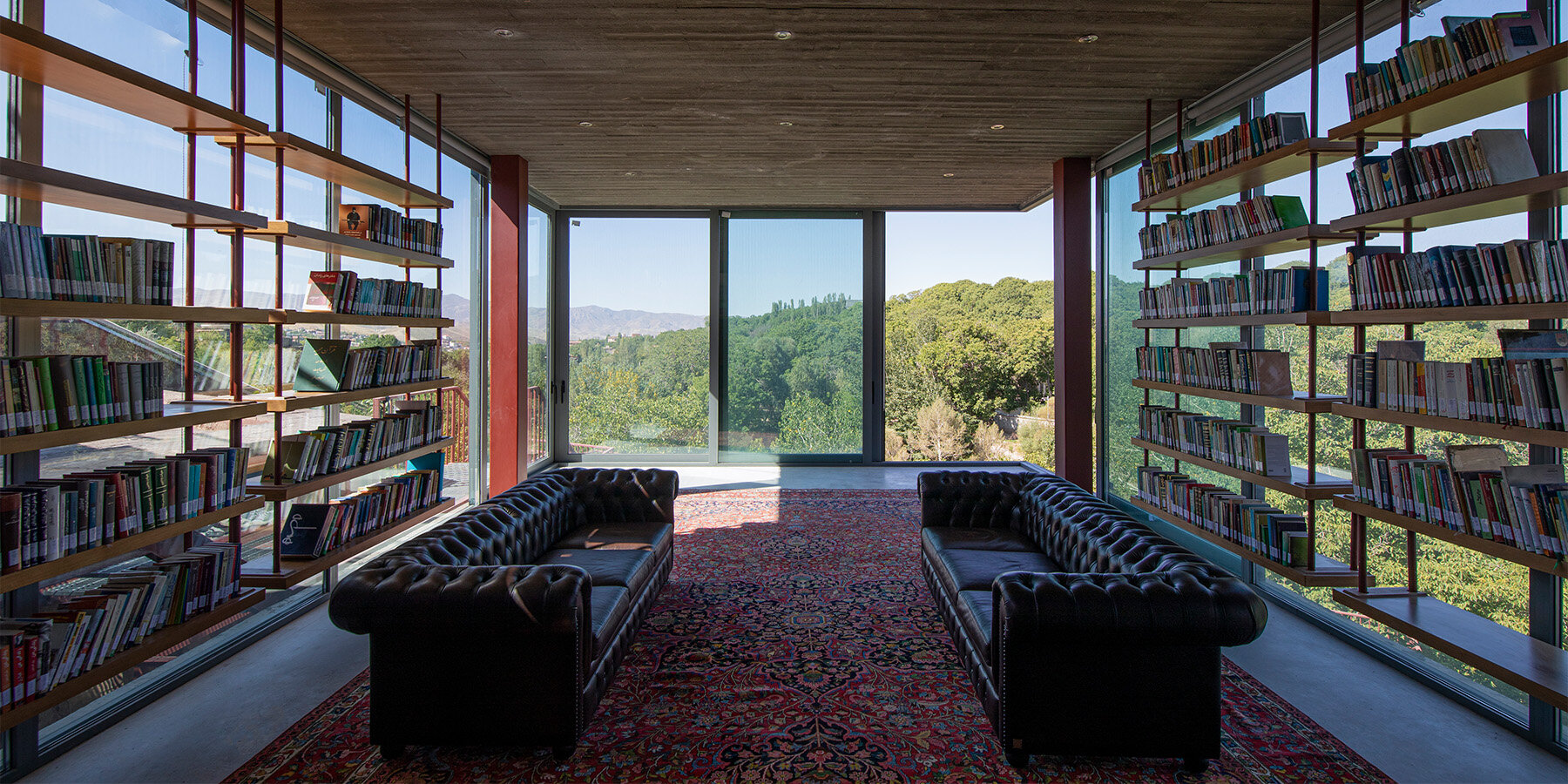 the-book-nook-villa-ayeneh-office-tehran-designboom-1800-2