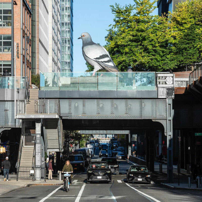 Iván Argote, Dinosaur, 2024, a High Line Plinth commission