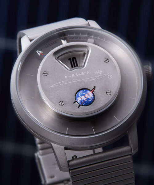 anicorn releases 'europa clipper' steel watch inspired by NASA’s moon mission in jupiter