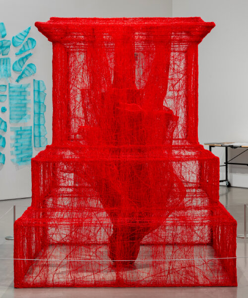 do ho suh shows vibrant maquettes and sculptures at moody center for studio-like exhibition