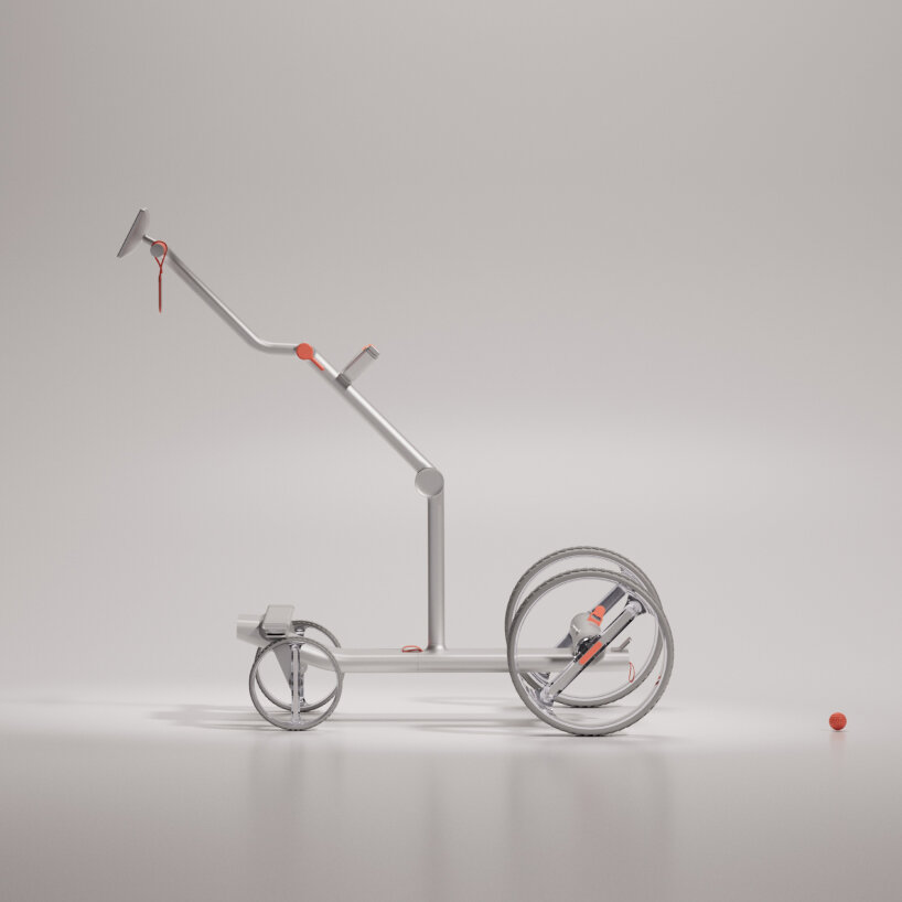 iXi golf trolley autonomously follows players, providing AI-powered gameplay analysis