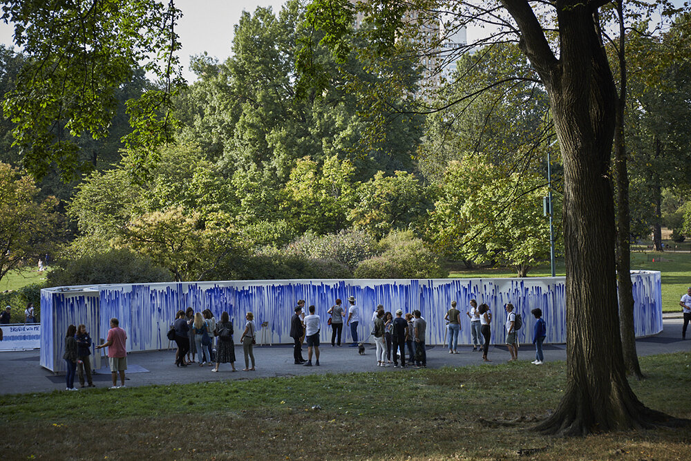 'my work sharpens people's senses' - jeppe hein on his growing breathe with me series