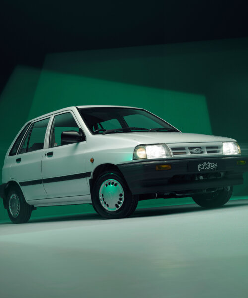 kia pride EV restomod equips original car model made from 28 years ago with electric motor