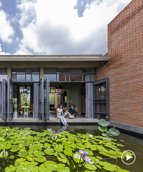 three-layered brick shell enhances airflow within nam house by cta in vietnam