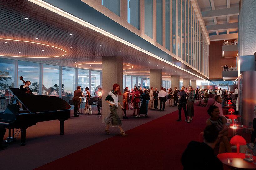 OMA and WITH unveil design for the renovation of heritage-listed perth concert hall