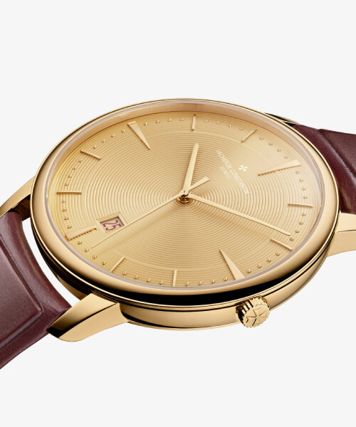 ora ïto shapes vacheron constantin’s patrimony watch with gold ripples and ‘pearls’ on dial