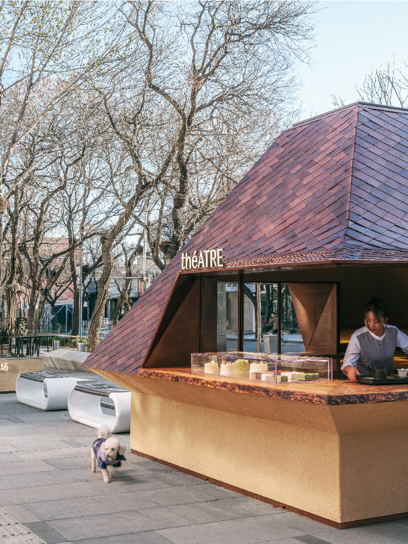 Una serie de pabellones reutilizables de Kooo Architects difunde la cultura del té en el centro de Beijing