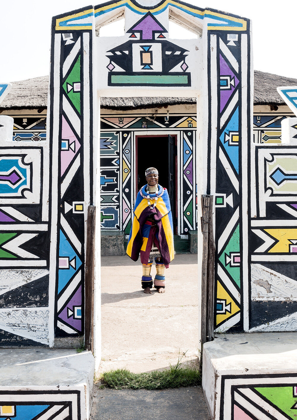 esther mahlangu's large-scale mural at serpentine marks her first public artwork in UK