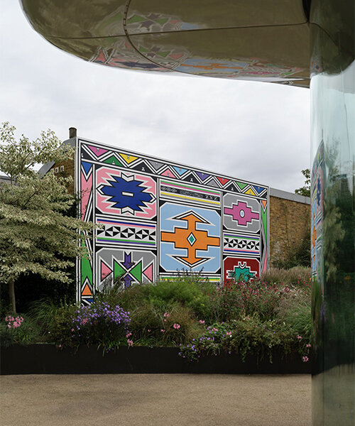 esther mahlangu's large-scale mural at serpentine marks her first public artwork in UK