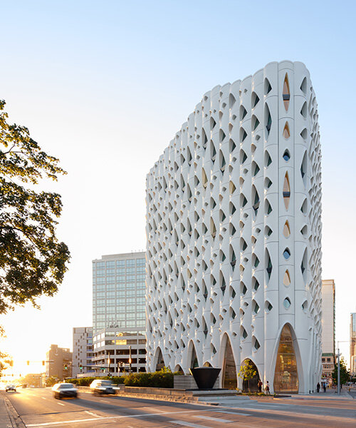 studio gang's aspen tree-inspired hotel 'populus' opens its doors in denver, colorado