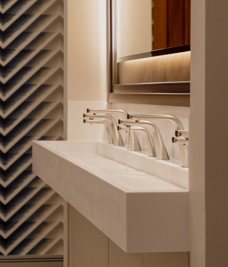 the splash lab challenges washroom designs with fast-flowing creativity