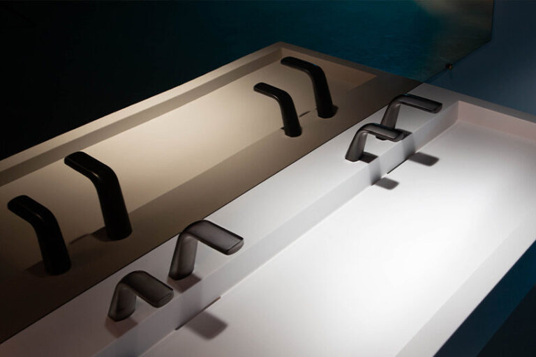 the splash lab challenges washroom designs with fast-flowing creativity