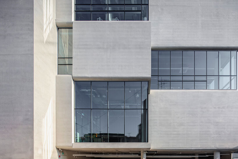 concrete and glass interplay upon kn global seoul headquarters' facade by zaira
