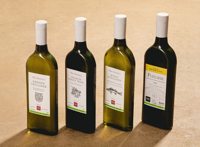 recycled plastic flat wine bottles