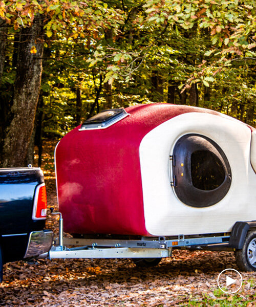 3D printed mobile home reuses plastic bottles for sustainable off-grid living