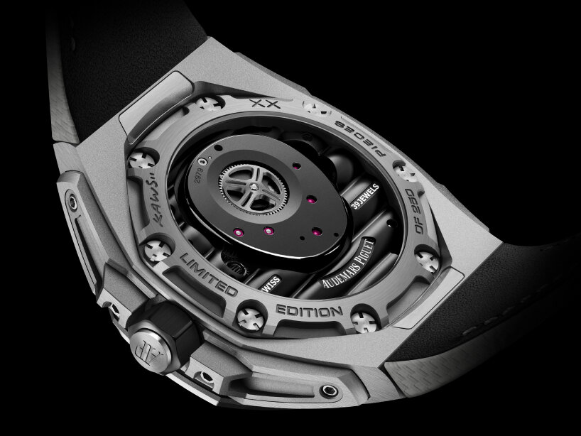 the wearer can see the inside of the watch through the 'open' caseback