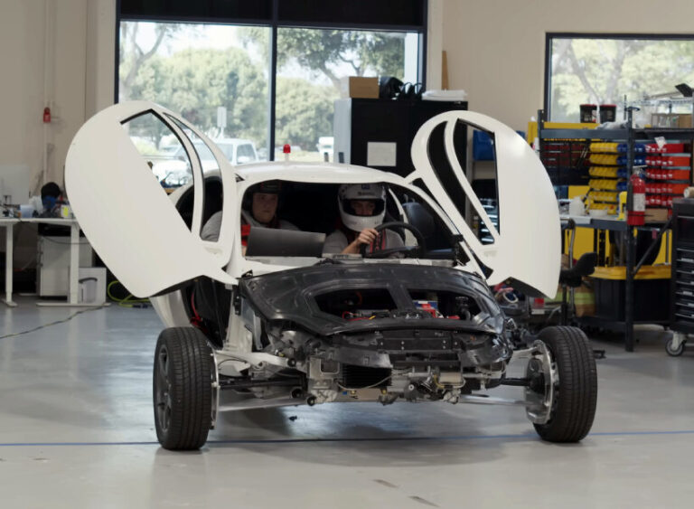 Aptera Wraps aptera wraps up first drive test of three-wheel solar electric car with ...
