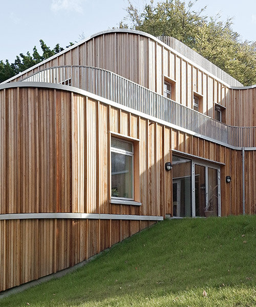 JAJA architects builds modern home for families in need along denmark's bagsværd lake