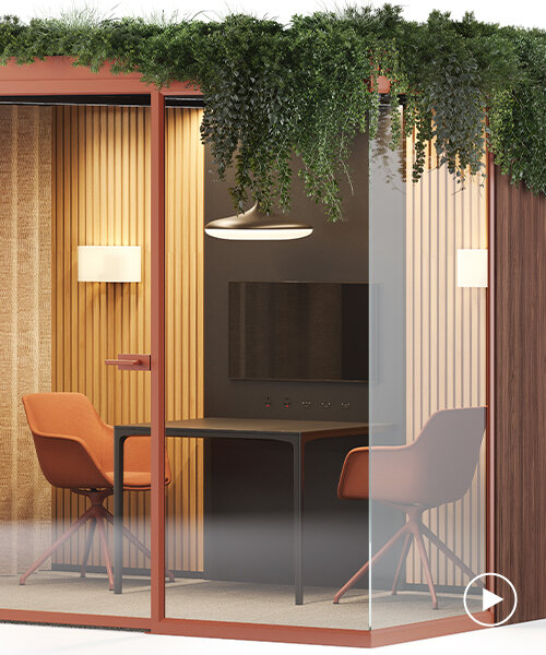 boss design redefines office spaces with eden’s modular and biophilic pod system