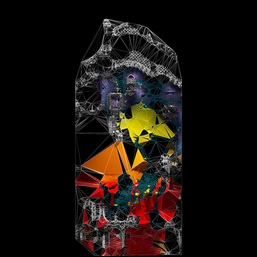 quayola reimagines gaudi’s casa batlló facade with swaying digital arboreal forms