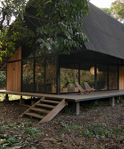 puna estudio echoes mid-century eames house for modern cabin in peru 'casa manire'