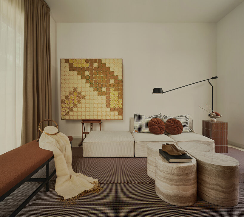 feminist artistic legacy finds form in porcelain-clad spanish residence by viruta lab