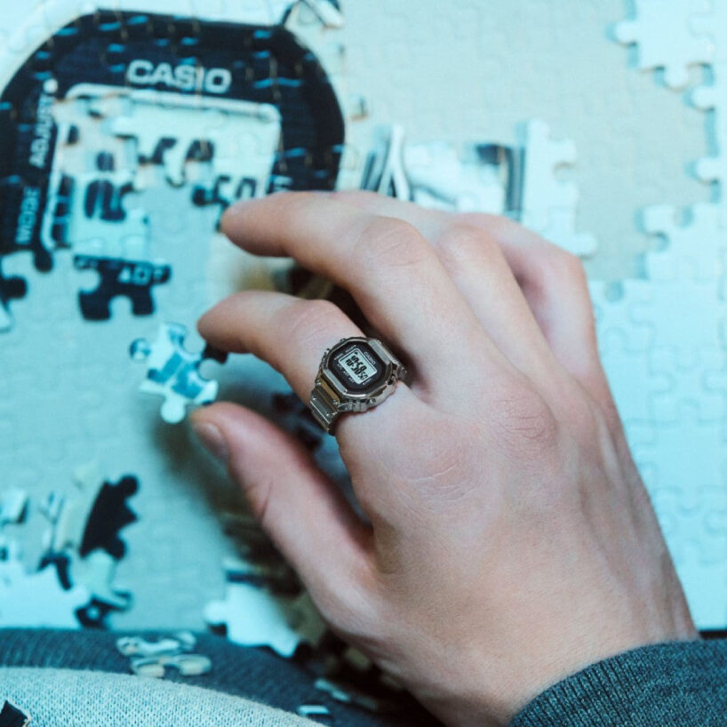 functional casio watch ring