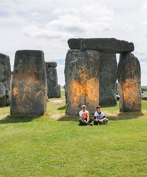 stongehenge spray painted: climate activists charged for damaging protected monument