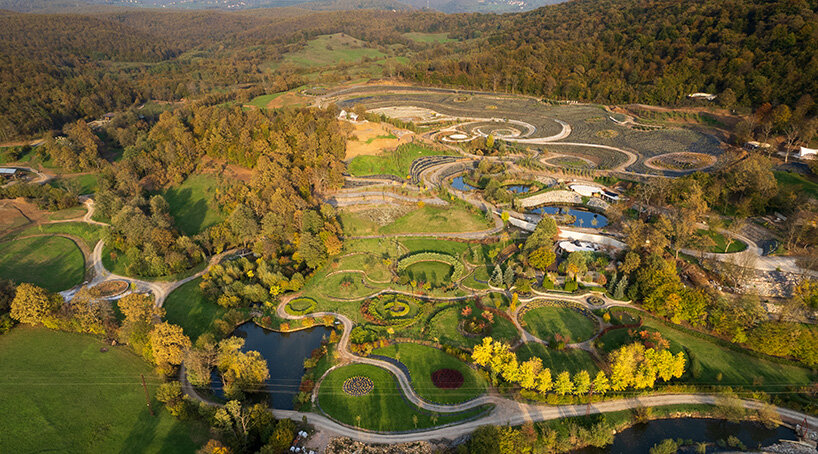 van gogh’s starry night blossoms through lavender fields for bosnian retreat landscape