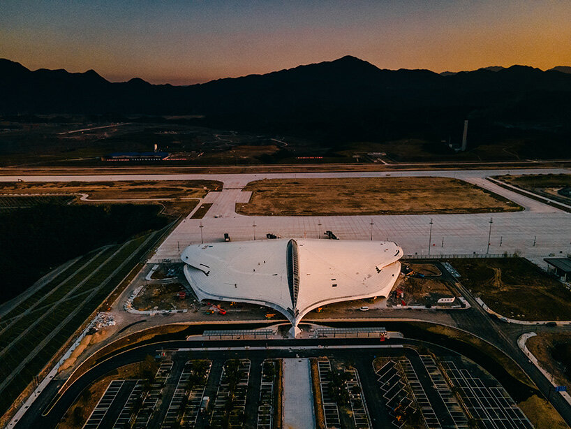 MAD architects’ lishui airport nears completion in china with opening date at end of 2024