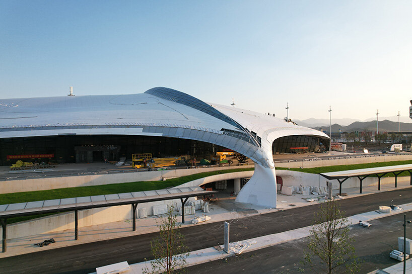 MAD architects’ lishui airport nears completion in china with opening date at end of 2024