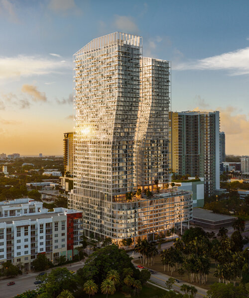 ODA unveils 'ombelle' tower, bringing light and fluid architecture to fort lauderdale