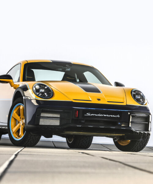 final porsche 911 dakar revives the look of 1984 rally car with design by luca trazzi