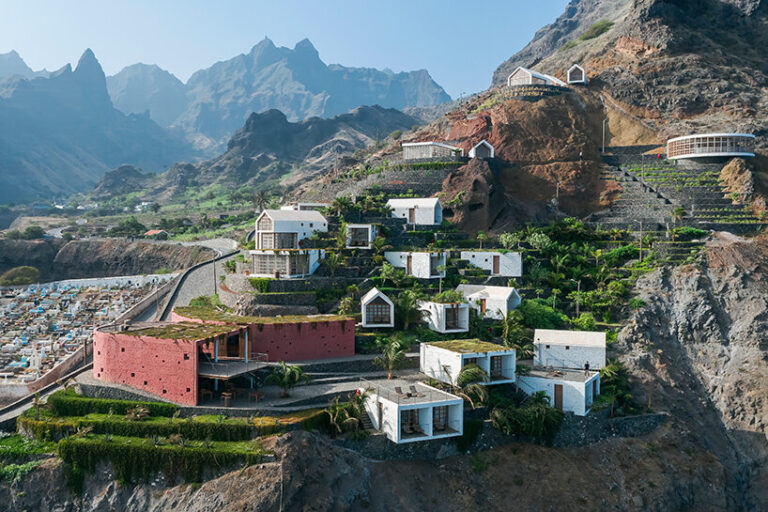 cabo verde island dotted with 'eco village' by ramoscastellano arquitectos